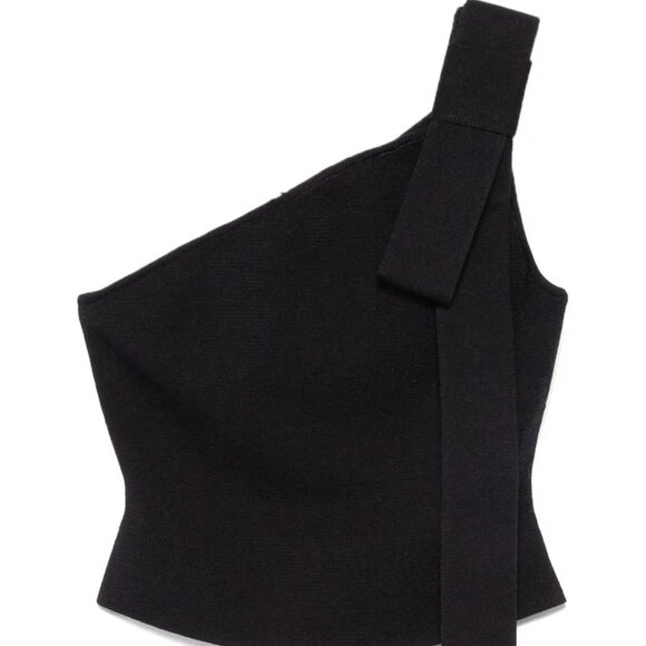 Cult Gaia  Nomi One-Shoulder Knit Top - Picture 1 of 4